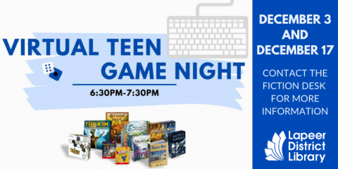 Virtual Teen Game Night 