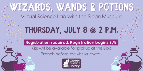 Wizards, Wands & Potions - Virtual Science Lab with the Sloan Museum