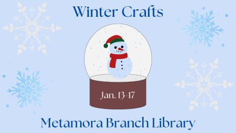 Winter Crafts at Metamora Library